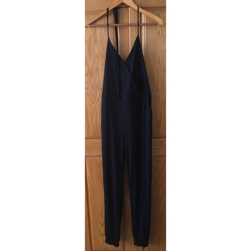 Silky Black Jumpsuit